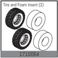 Absima Reifen mit Einlage (2) für 1:7 Rock Racer Mamba 7 1710064