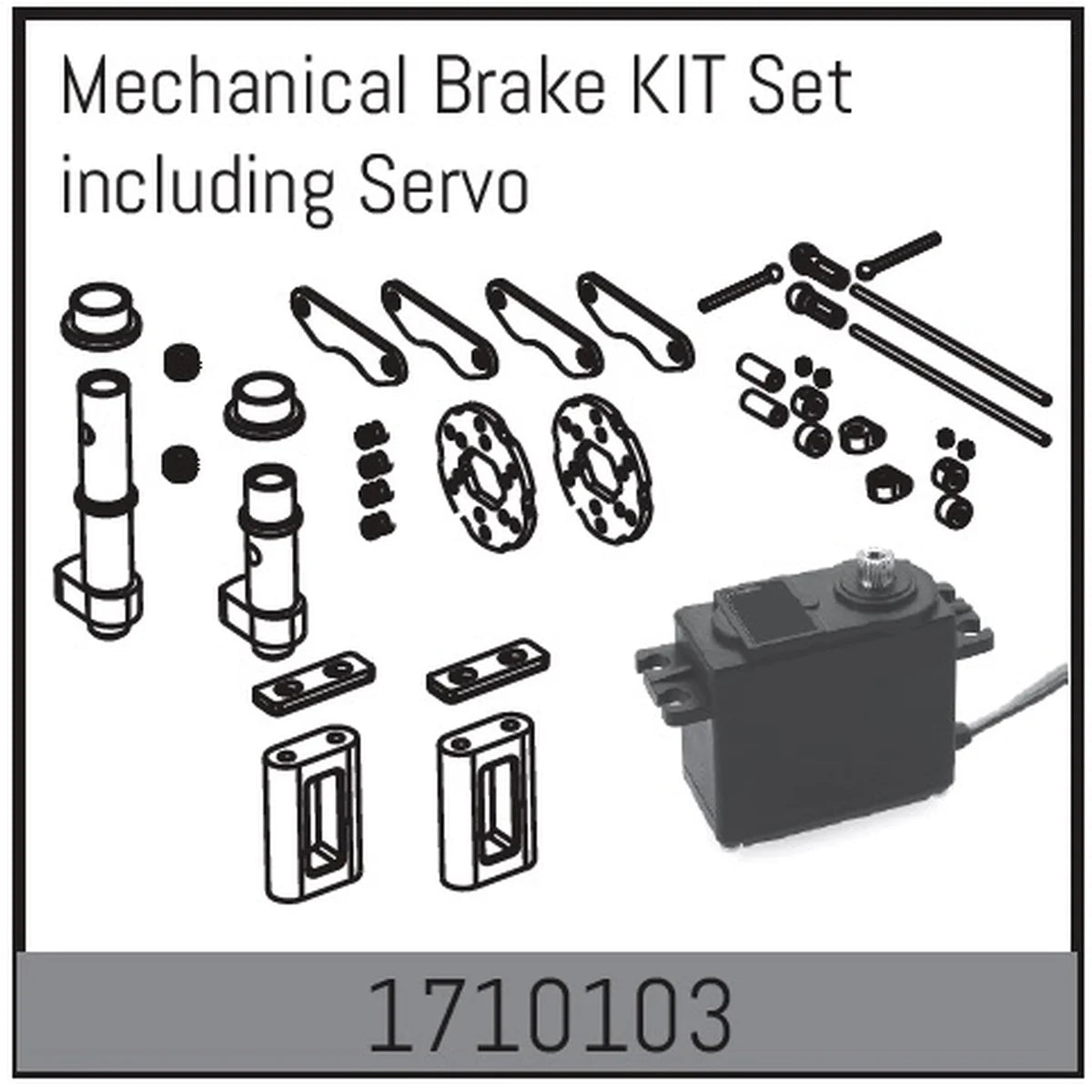 Absima Mechanisches Bremskit inklusive Servo für 1:7 Rock Racer Mamba 7 1710103