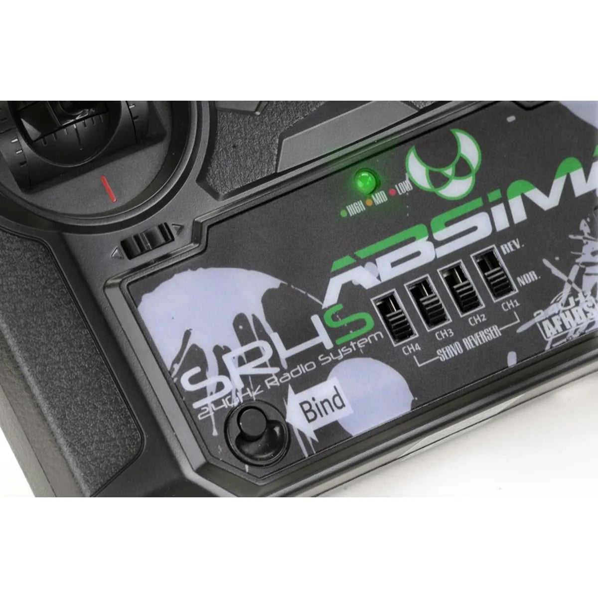 Absima 4-Kanal Stick Fernsteuerung "SR4S" 2.4GHz inkl. Empfänger 2000022