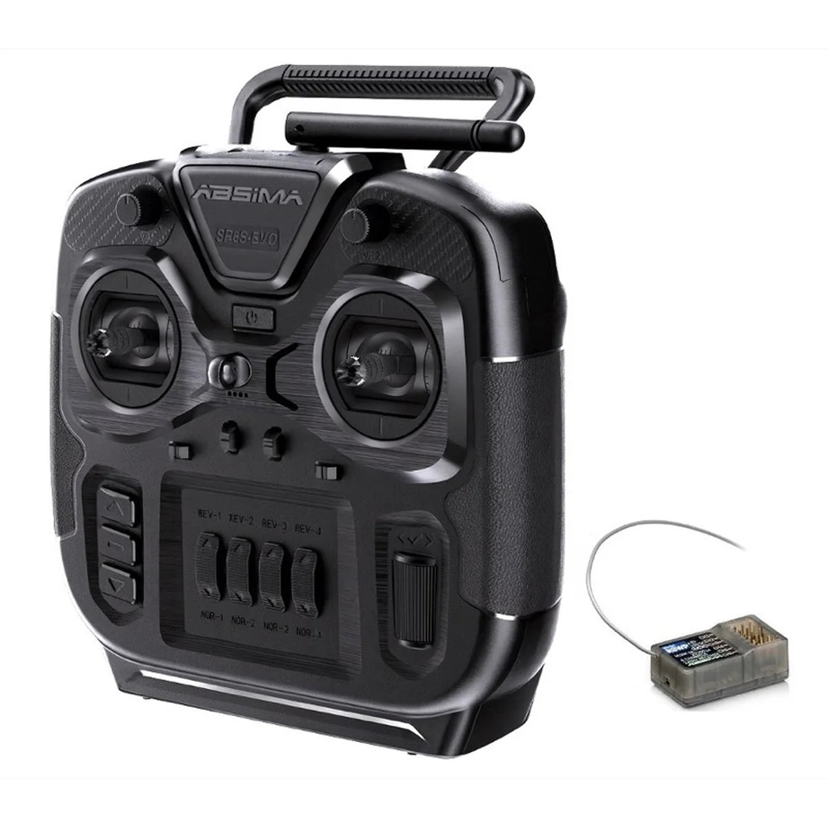 Absima 6-Kanal Stick Fernsteuerungsset "SR6S-EVO" 2.4GHz - 2x RX 2000111