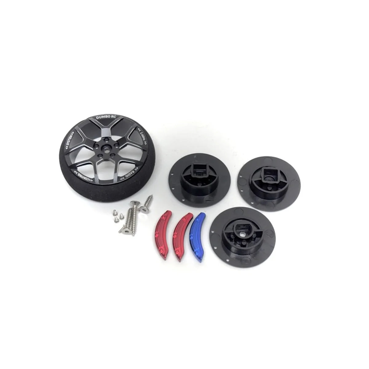 Absima Aluminium Moosgummi-Lenkrad f. CR10P 2020037