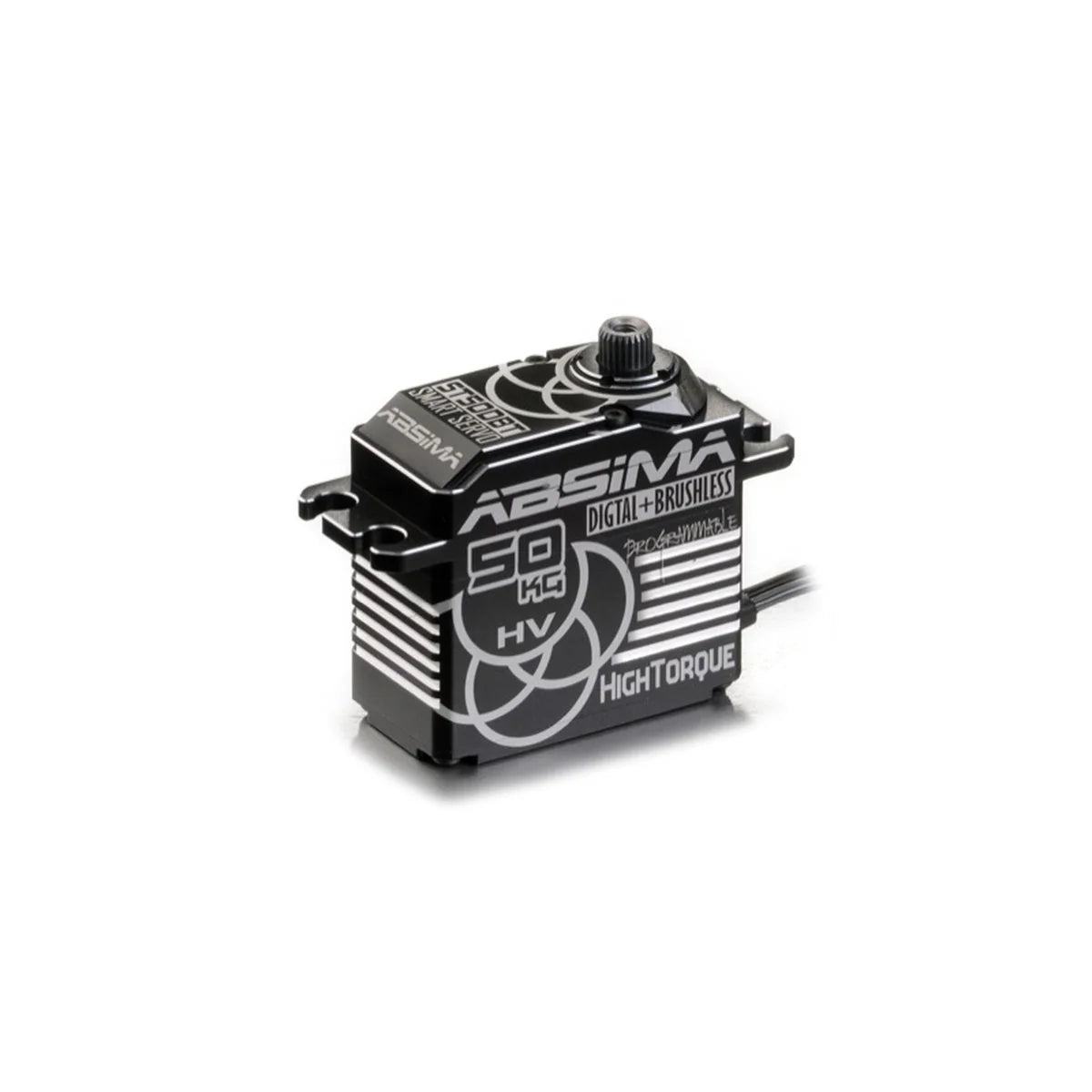 Absima 2030101 HV Digital Voll-Alu Servo ST50DBT 50KG Team-Spec. – Schrägansicht