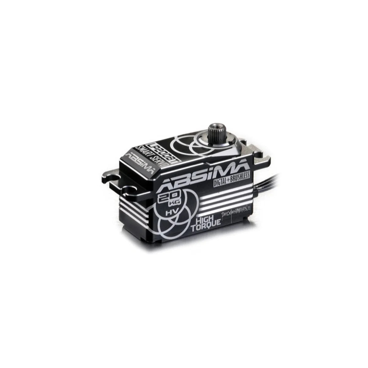 Absima 2030103 HV Digital Voll-Alu Servo LP20DBT 20KG Team-Spec. – Schrägansicht