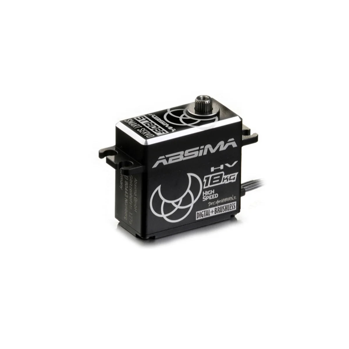 Absima 2030104 HV Digital Alu Servo ST18DBF 18KG Race-Spec. – Schrägansicht