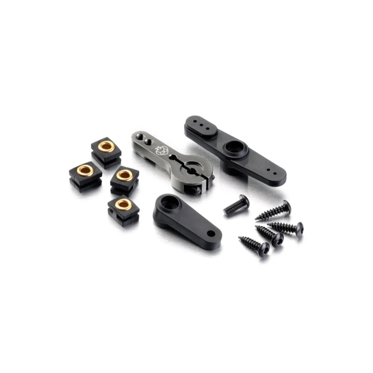 Absima 2030108 HV 3S/4S Digital Alu Servo LP34DBT Crawler-Spec. wasserdicht – Servohörner und Befestigungsmaterial