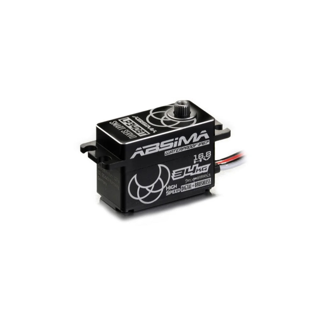 Absima 2030108 HV 3S/4S Digital Alu Servo LP34DBT Crawler-Spec. wasserdicht – Frontansicht