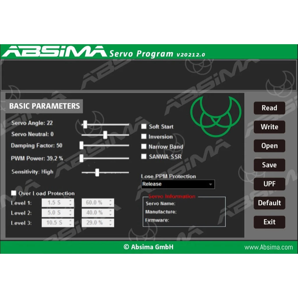 Absima 2030110 USB-Interface-Adapter – Programmier-Software