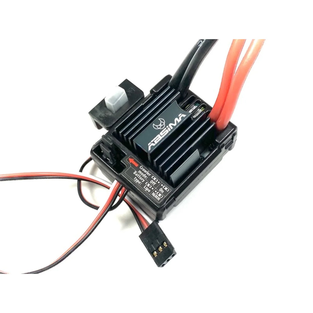 Absima 1:10 Brushed ESC Standard/Crawler V2 80A für AT2.4/AT3.4 und AMT2.4/AMT3.4 2100004V2