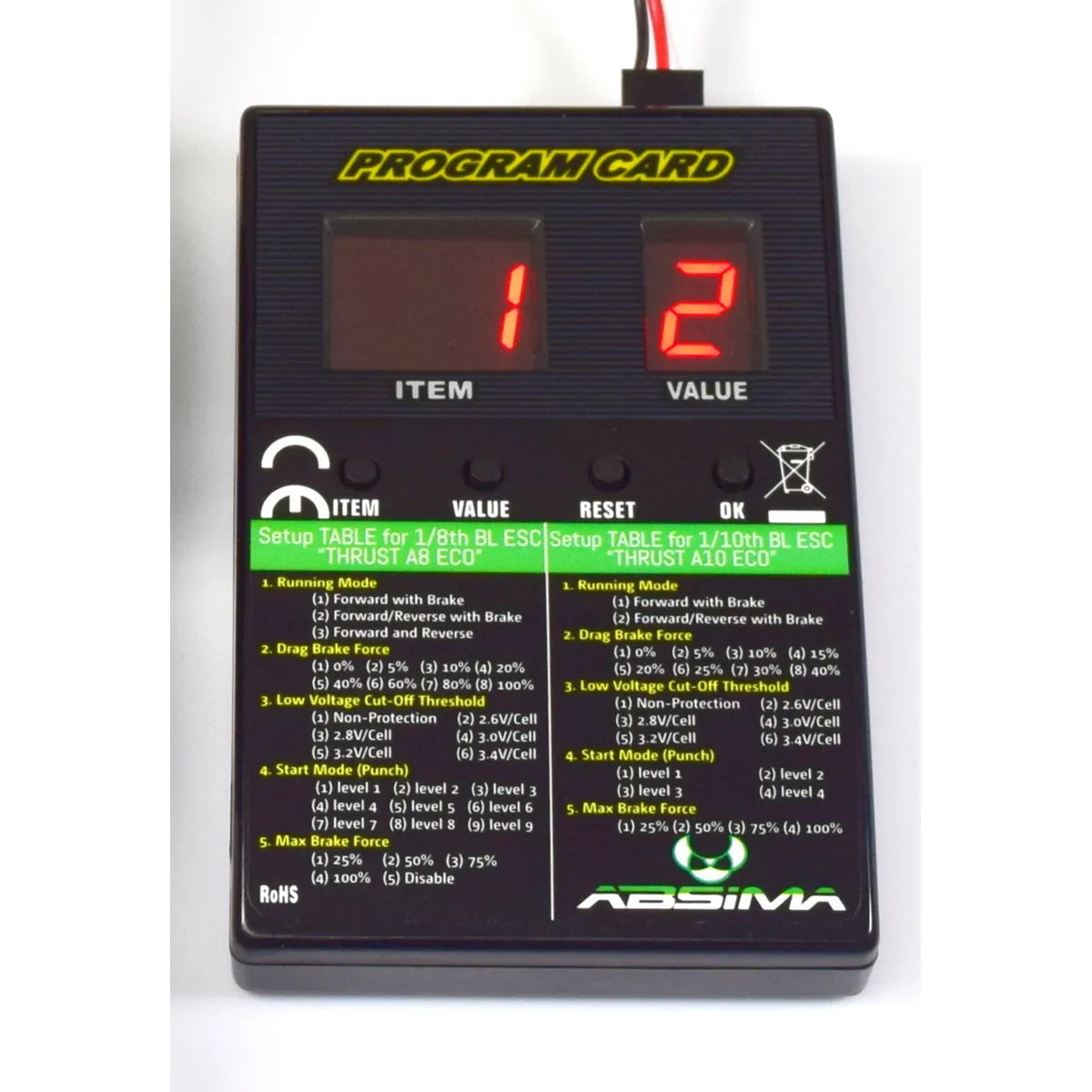 Absima Programmbox HobbyWing 2110041