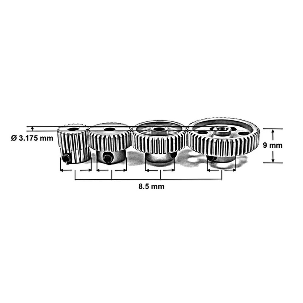 Absima Stahl Ritzel 48dp 39 Zähne 2310296