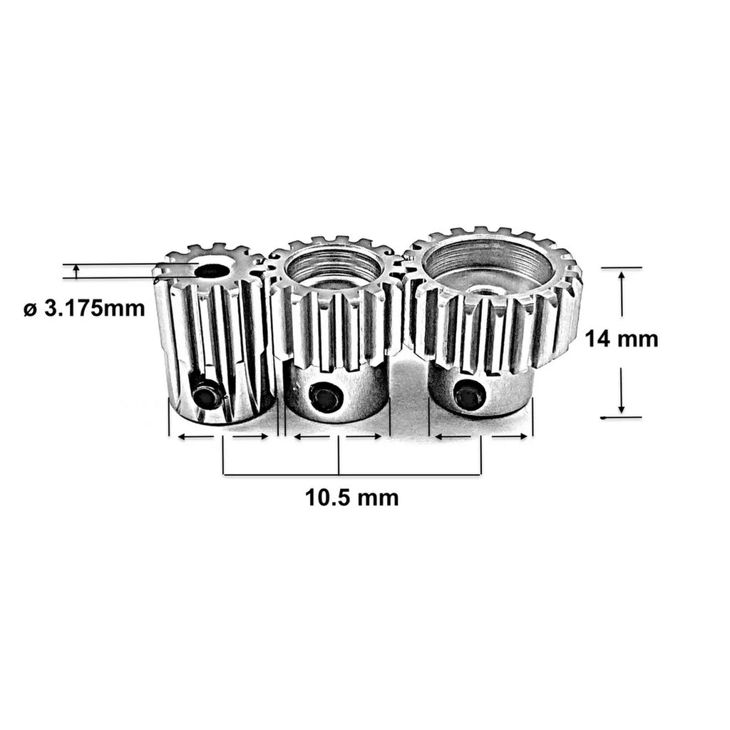 Absima Alu Ritzel 32dp/Modul 0.8 19 Zähne 2310347