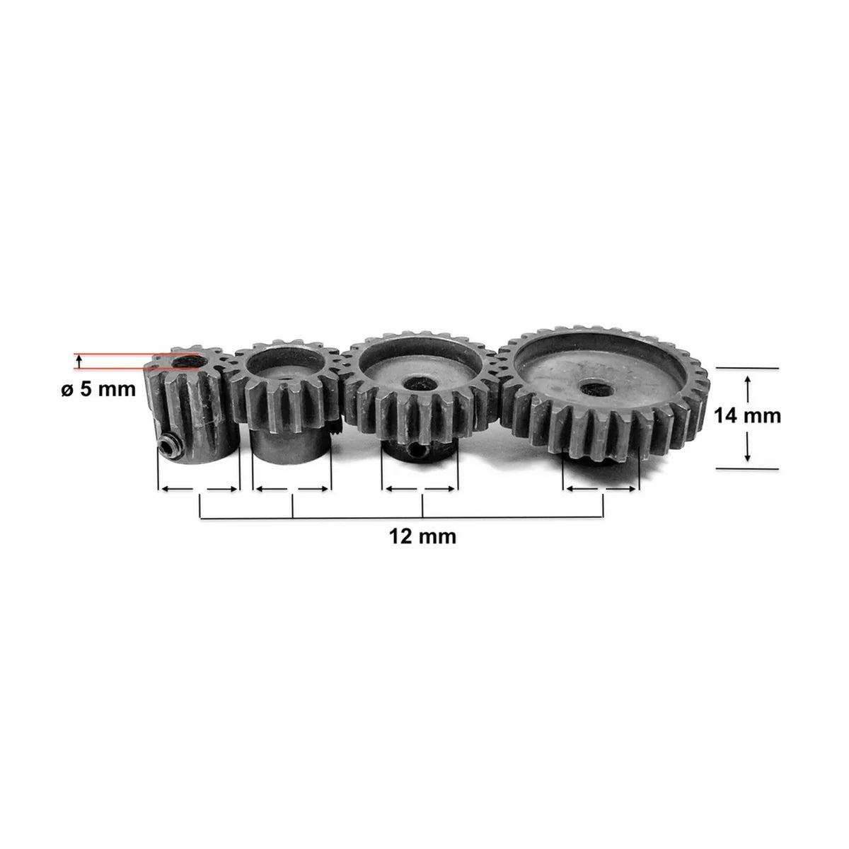 Absima Stahl Ritzel Modul 1.0 - 27Z 2310376