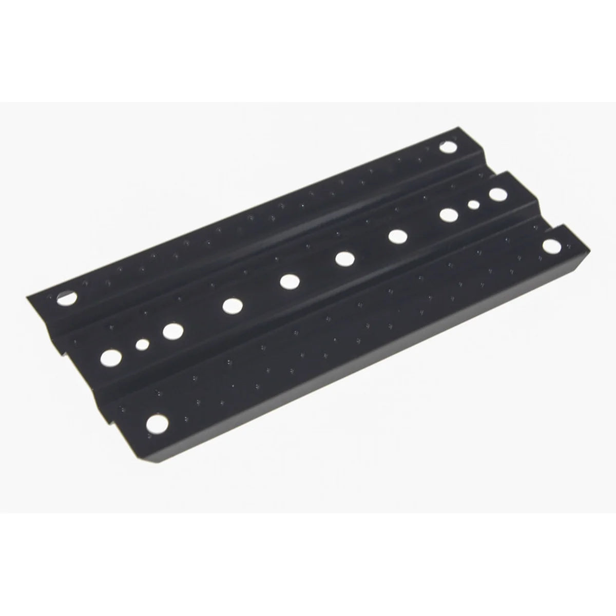 Absima 1:10 Aluminium Sandblech Schwarz 2320062