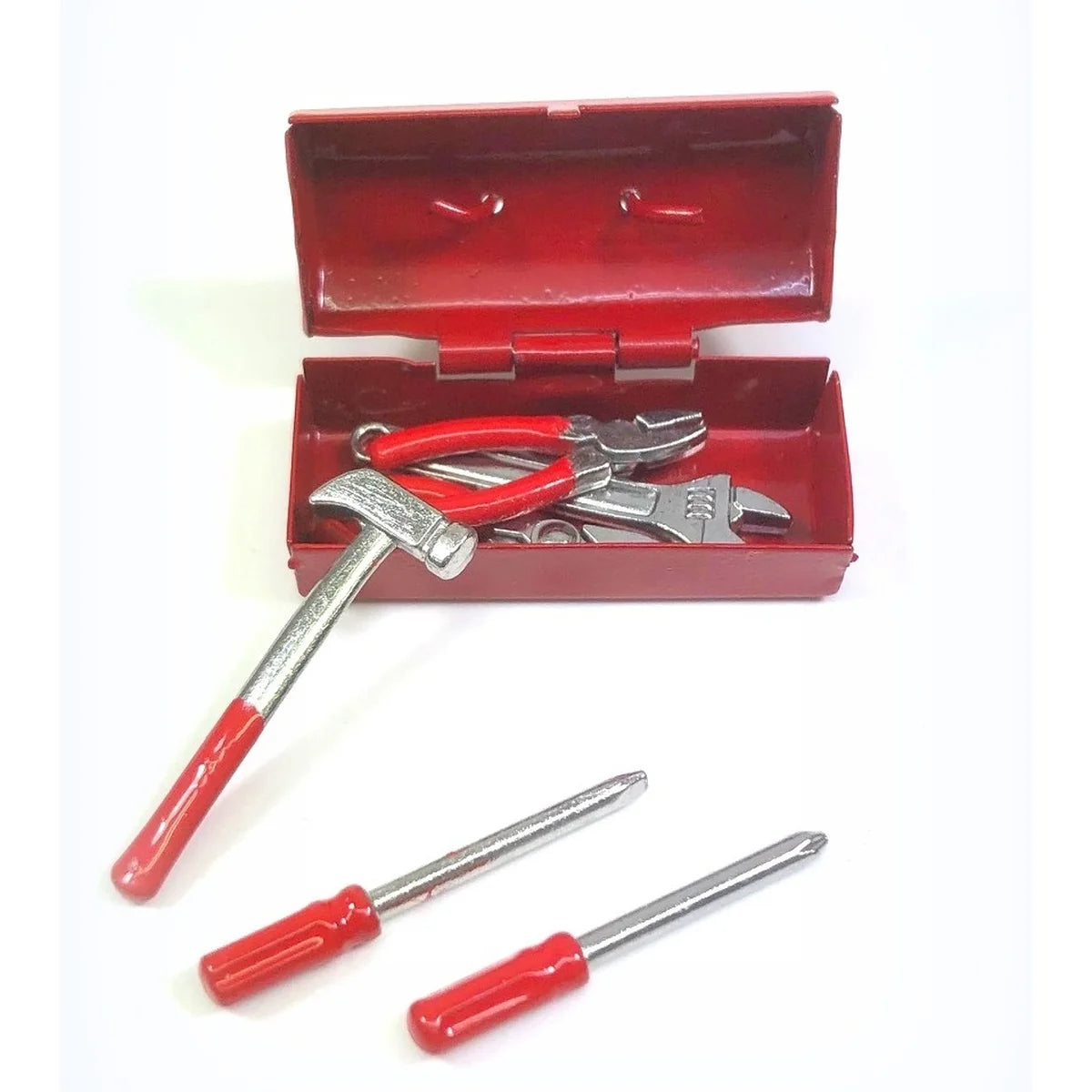 Absima 1:10 Werkzeugkasten aus Metall - rot 2320096