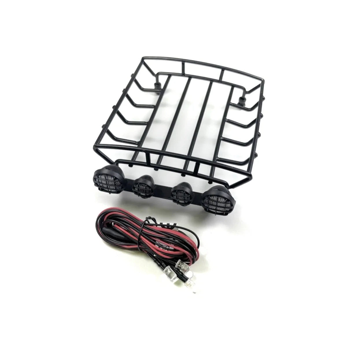 Absima 1:10 Metall Dachträger inkl. LED Set 130mm 2320139