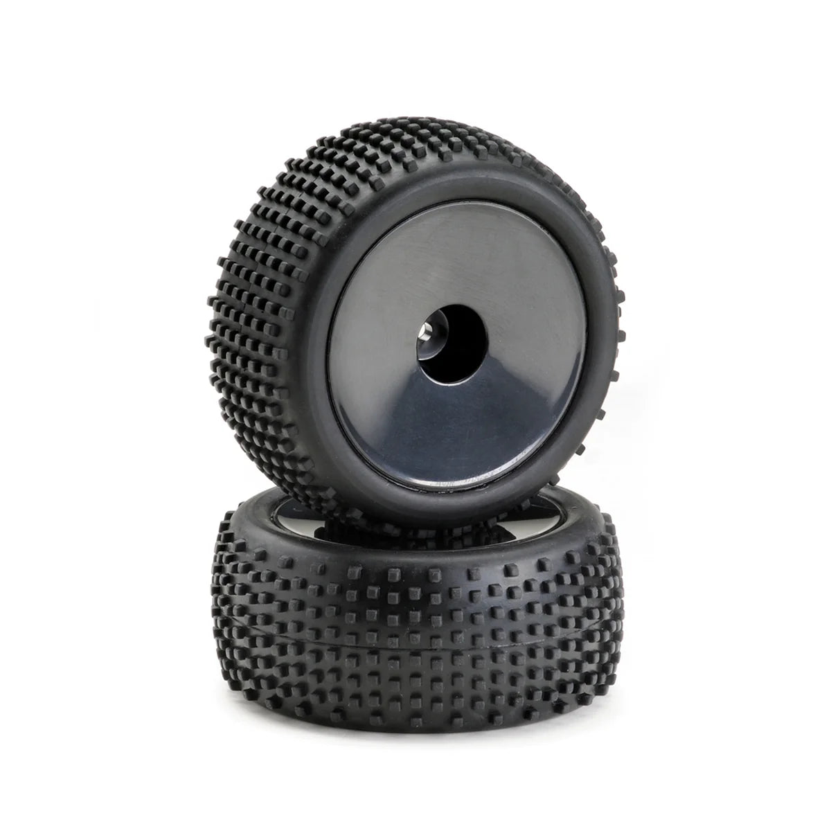 Absima 1:10 Buggy Räderset "Disc/Offroad" hinten schwarz (2) 2500012