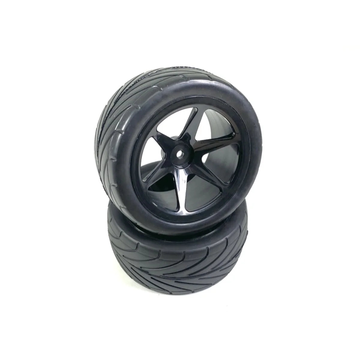 Absima 1:10 Buggy Räderset 6 Speichen/Street hinten (2) Schwarz 2500019