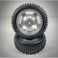 Absima 1:10 Alu. Buggy Räderset 4WD Stift vorne 12mm Hex (2) 2500023