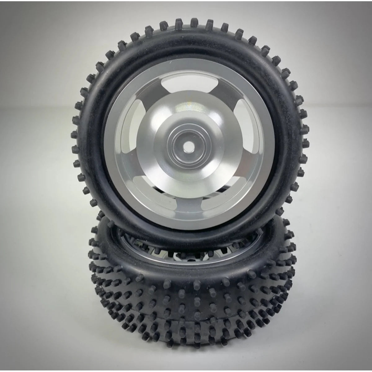 Absima 1:10 Alu. Buggy Räderset 4WD Stift vorne 12mm Hex (2) 2500023