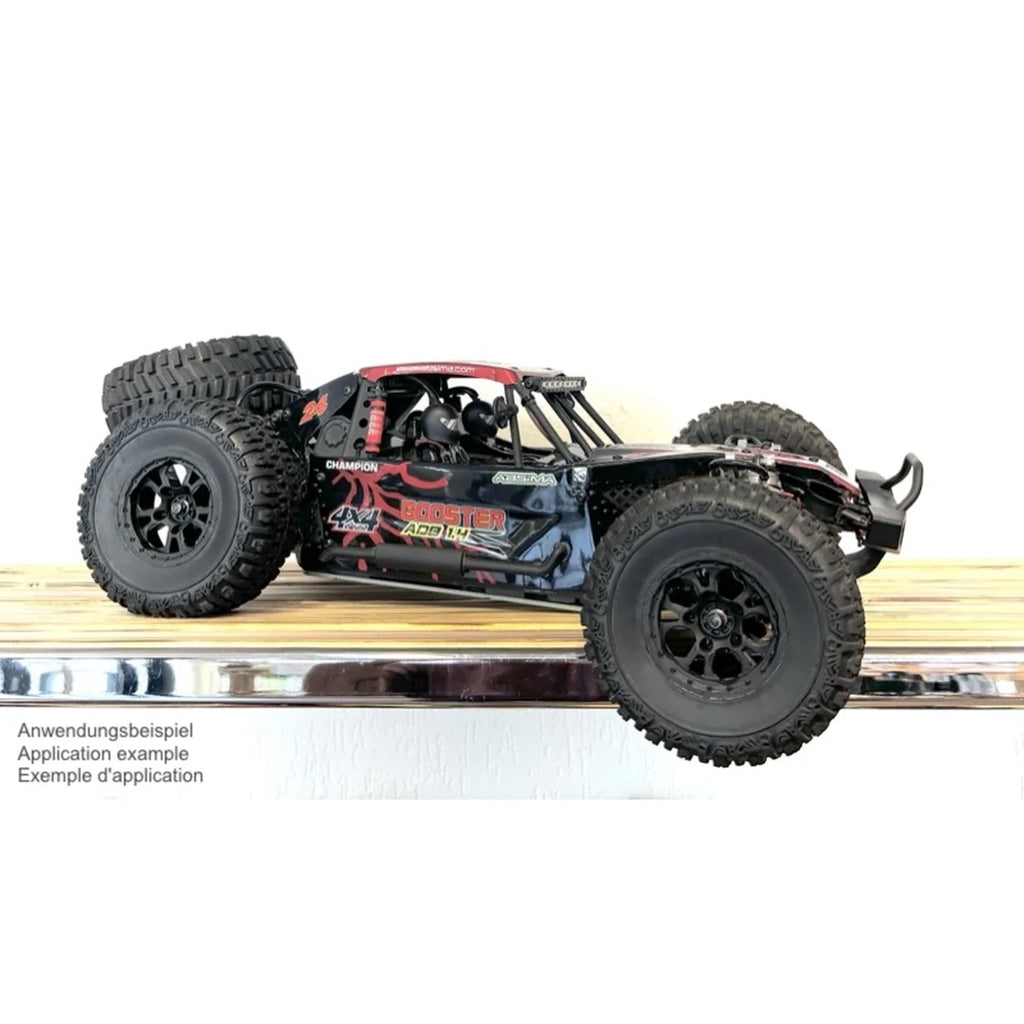 Absima 1:10 Universal-Offroad Räderset schwarz (2) 2500029