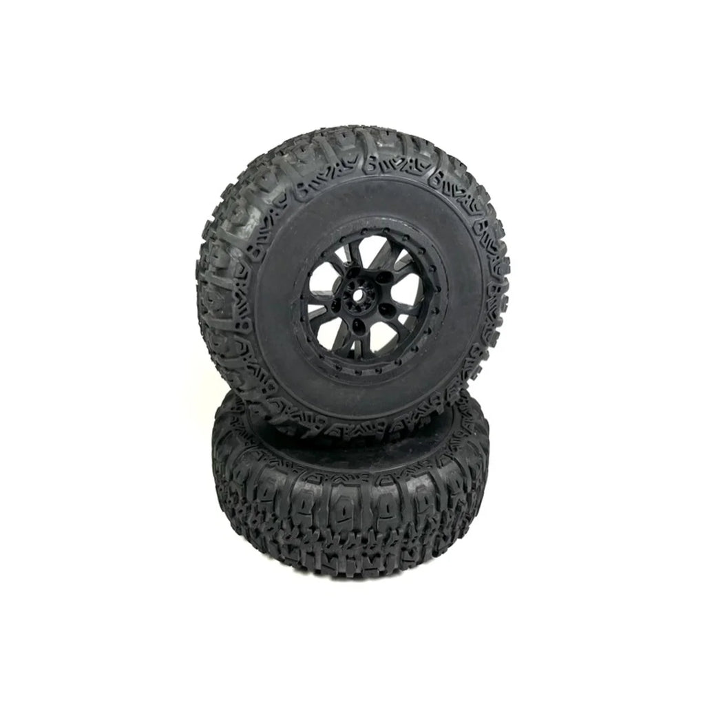 Absima 1:10 Universal-Offroad Räderset schwarz (2) 2500029