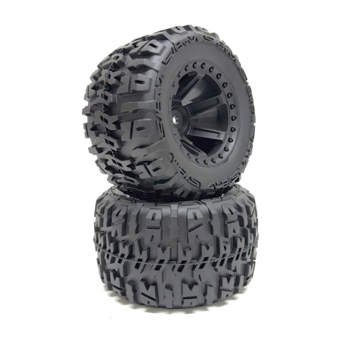 Absima 1:10 Monster Truck Räderset schwarz (2) 2500040