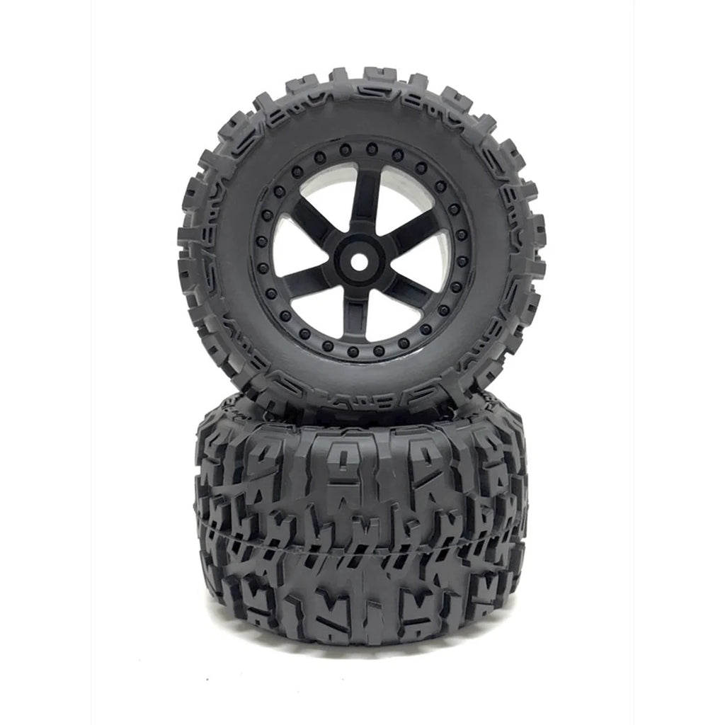 Absima 1:10 Monster Truck Räderset schwarz (2) 2500040