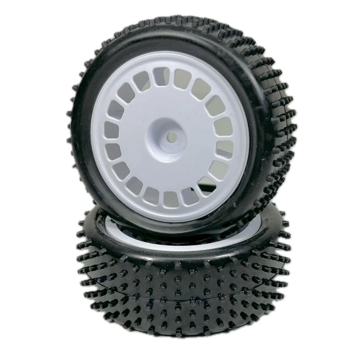 Absima 1:10 Buggy Räderset "Mini Pin" vorne (2) Weiß 2500050