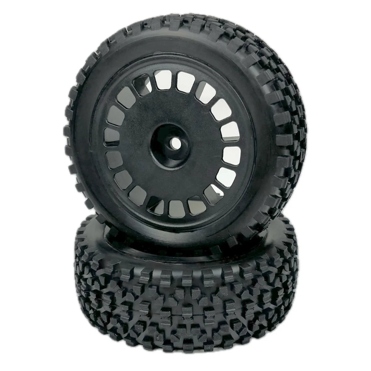 Absima 1:10 Buggy Räderset "Block" vorne (2) Schwarz 2500056