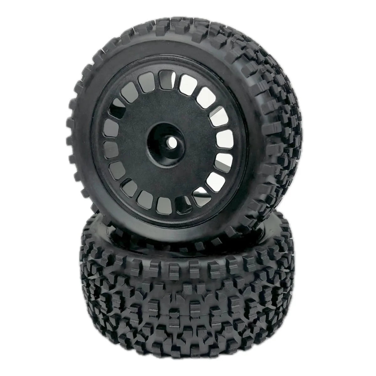 Absima 1:10 Buggy Räderset "Block" hinten (2) Schwarz 2500057