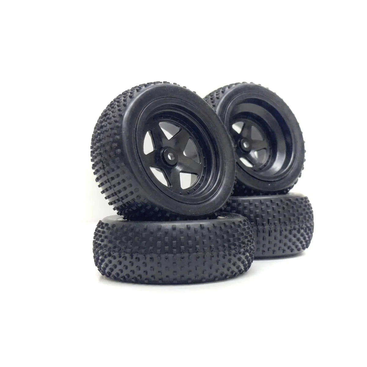 Absima 1:10 Buggy Räderset "Mini Block" (4) Schwarz 2500059