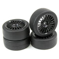Absima Räderset Onroad "20-Speichen / Slick" 1:10 (4) Schwarz 2510001