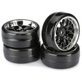 Absima Räderset Drift LP " Wabe / Profil B" schwarz/chrom 1:10 (4) 2510041