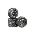 Absima 1:10 Räderset "Rally Block Design" (4) Schwarz 2510060