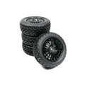 Absima 1:10 Räderset Rally Street Design (4) Schwarz 2510064