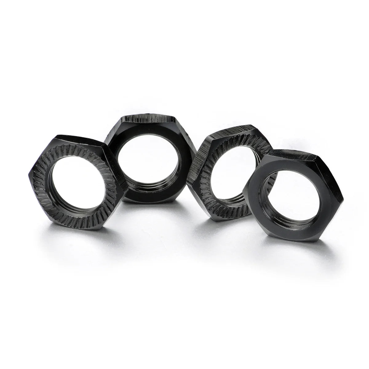 Absima Radmutter selbstsichernd 17mm (4) Schwarz 2560006