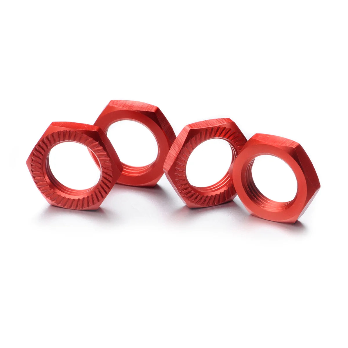 Absima Radmutter selbstsichernd 17mm (4) Rot 2560007