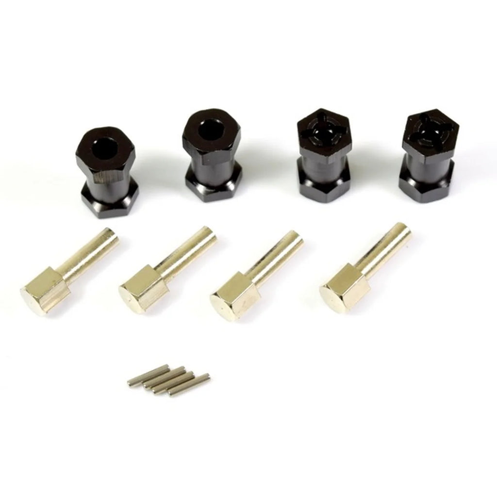Absima Aluminium Spurverbreiterung für Crawler 12mm (Schwarz) 2560021