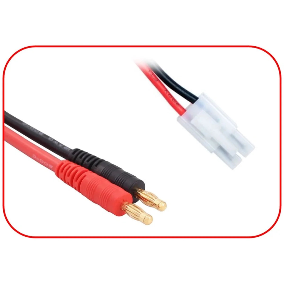 Absima Ladekabel 4mm Goldkontaktstecker Tamiya 150 mm 3040030