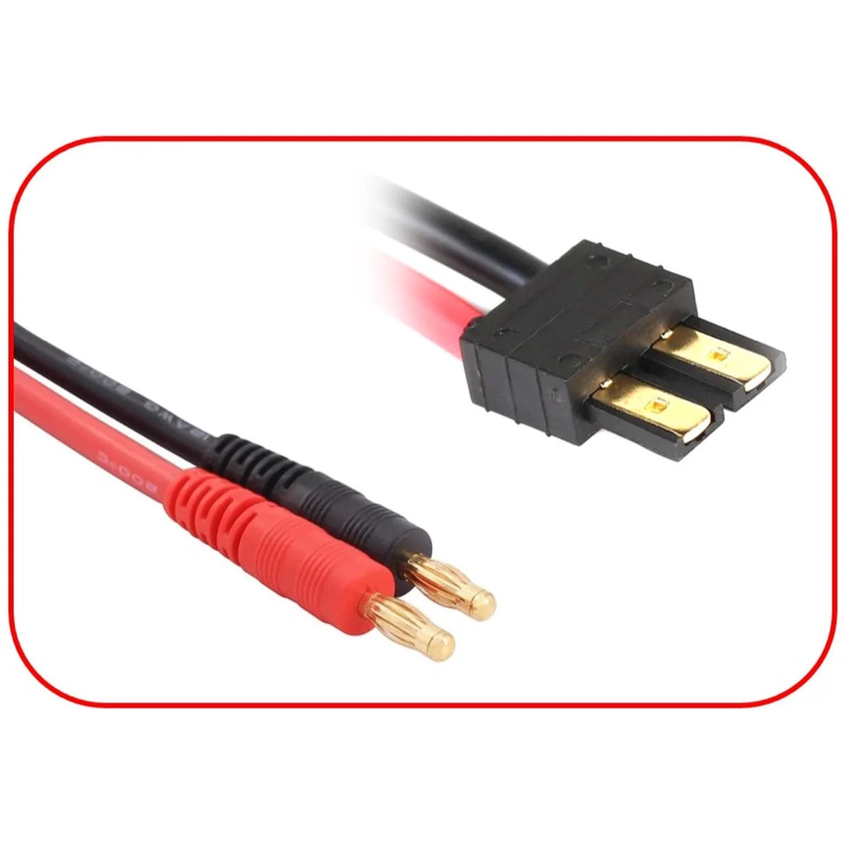 Absima Ladekabel 4mm Goldkontaktstecker Traxxas 150 mm 3040036