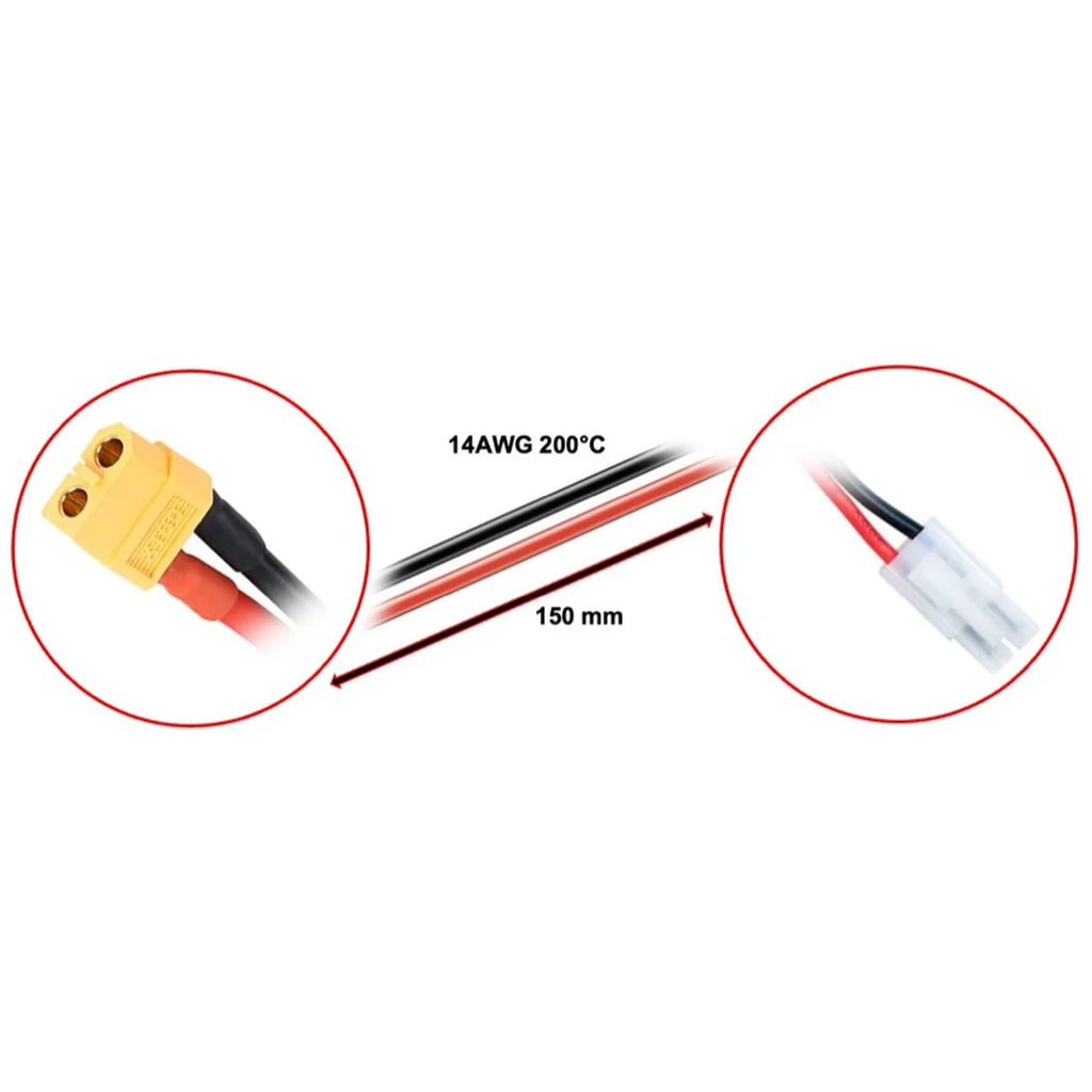Absima Ladekabel XT60 15cm Tamiya 3040055