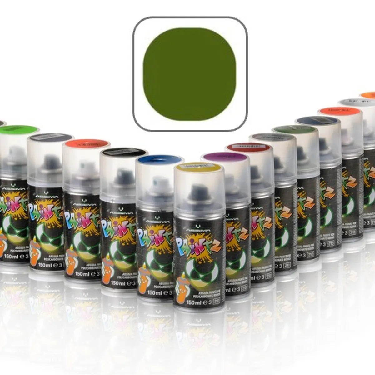 Absima Polycarbonat Spray PAINTZ 150ml Olive 3500018