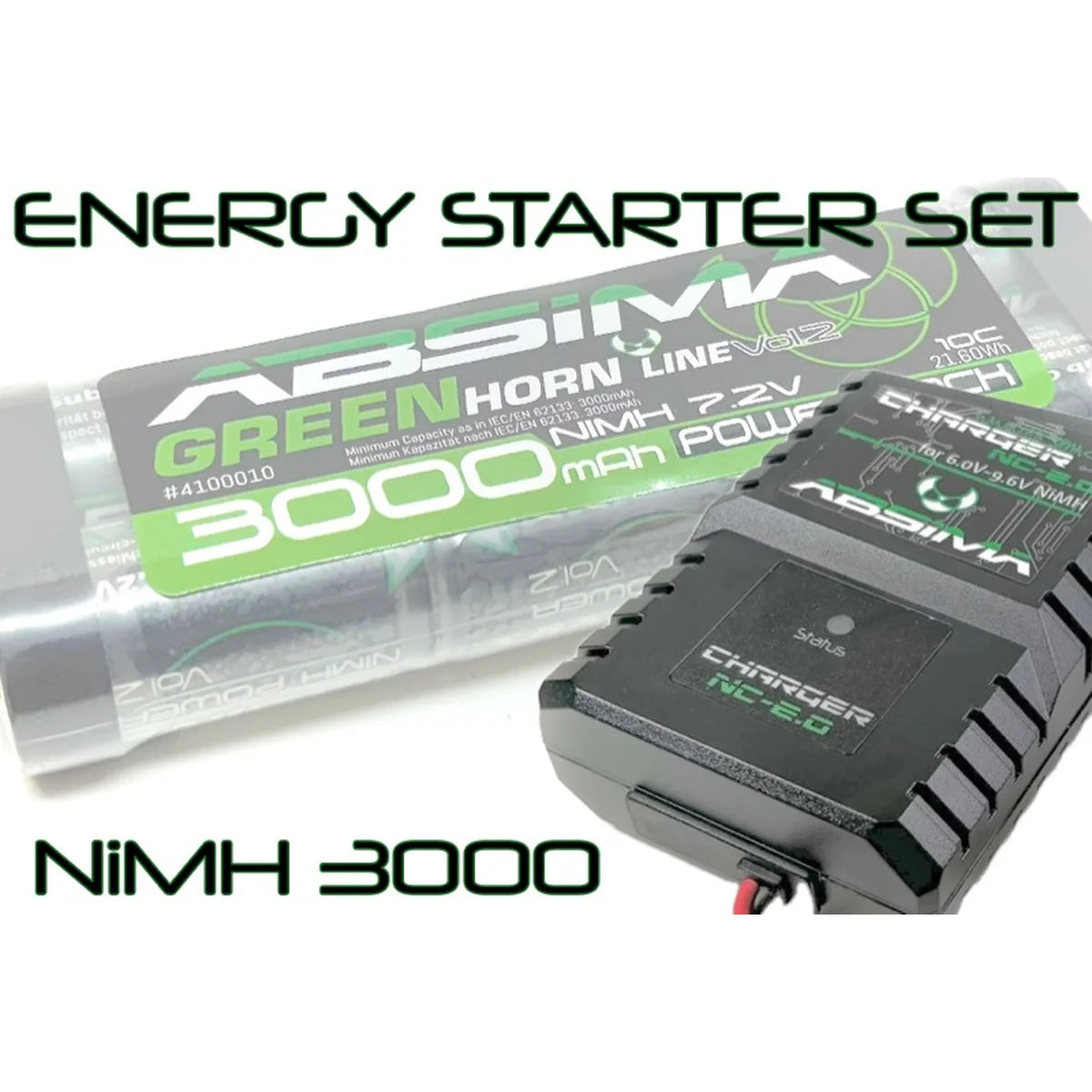 Absima RC Energy Starter Set 3000 (NiMH/NC-2.0) 4200022