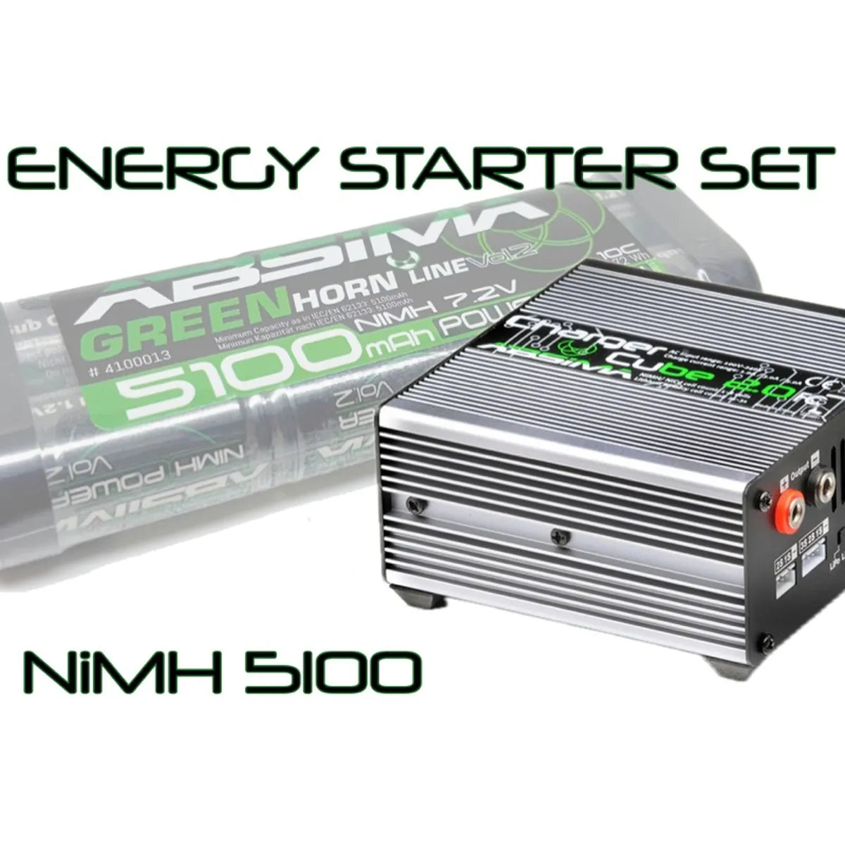 Absima RC Energy Starter Set 5100 (NiMH/Cube 2.0) 4200023