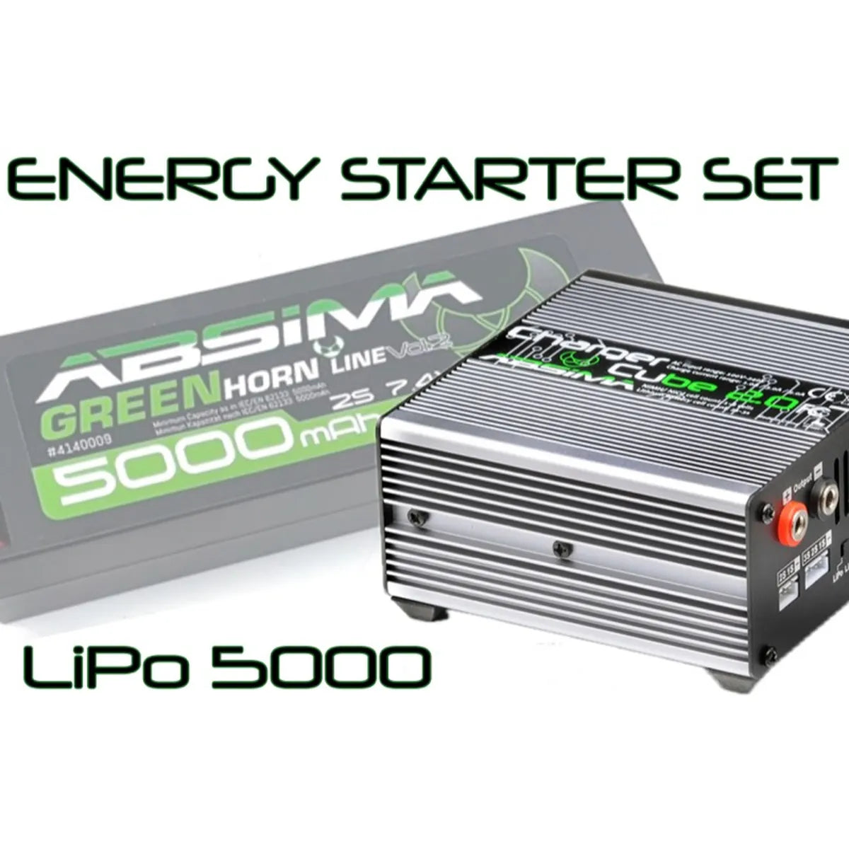 Absima RC Energy Starter Set 5000 (LiPo/Cube 2.0) 4200032