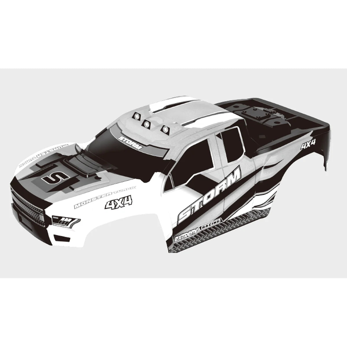 Absima Pickup Shell STORM Blau AB18301-31