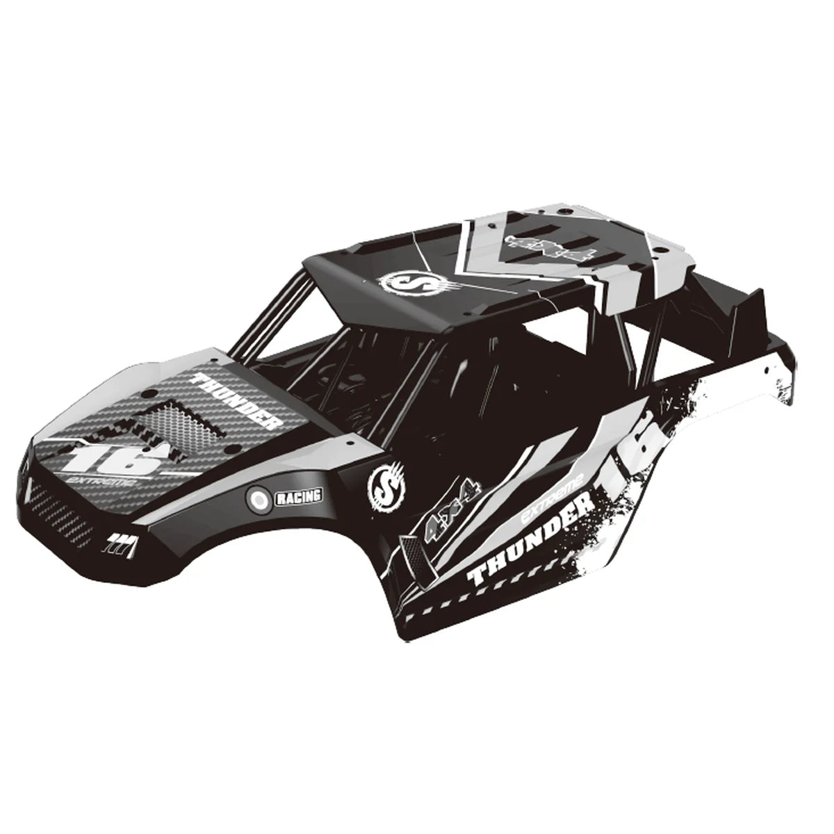 Absima Roll Cage Shell THUNDER Blau AB18311-31