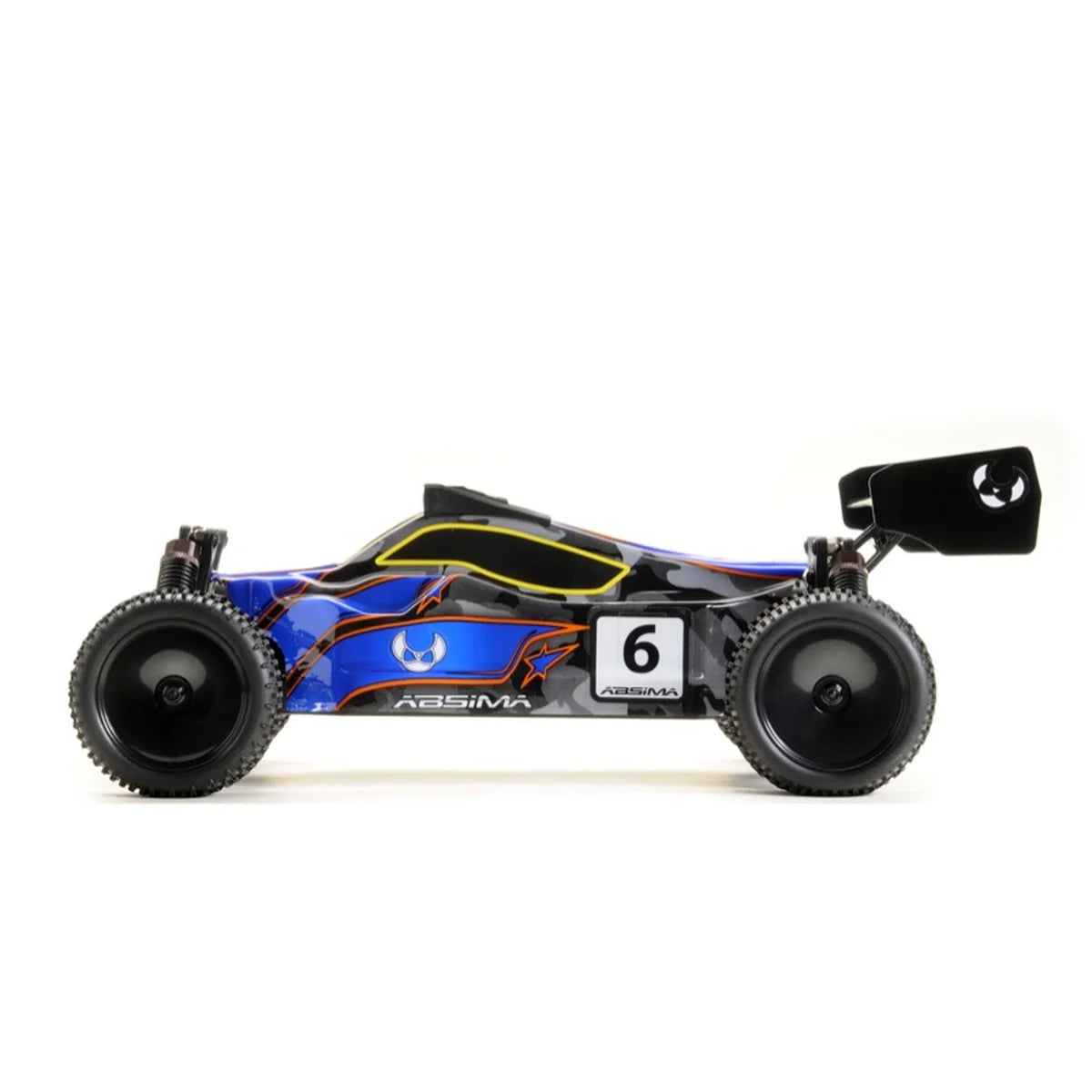 Absima AB3.4-V2 BL Buggy 4WD Brushless 12242V2 im Maßstab 1:10 Buggy RTR – Seitenansicht