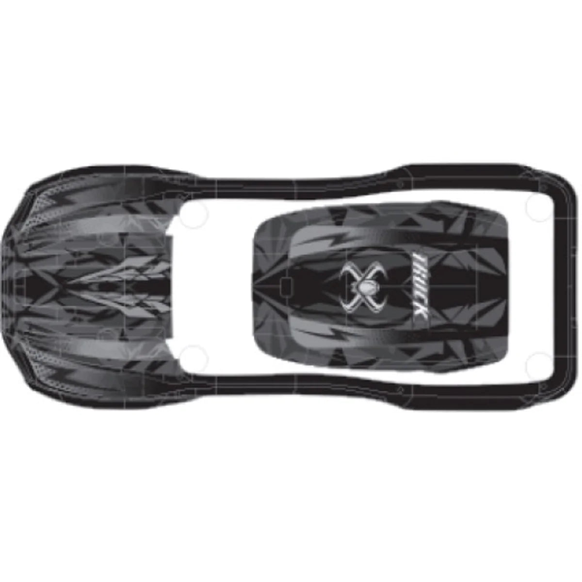 Absima PVC Body Sandbuggy "X Truck" Rot AB37-SJ01