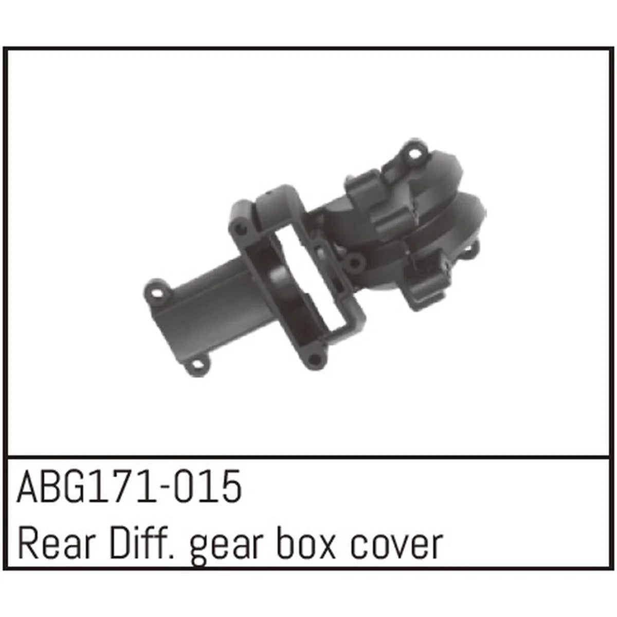 Absima Differential Getriebegehäuse Abdeckung hinten ABG171-015